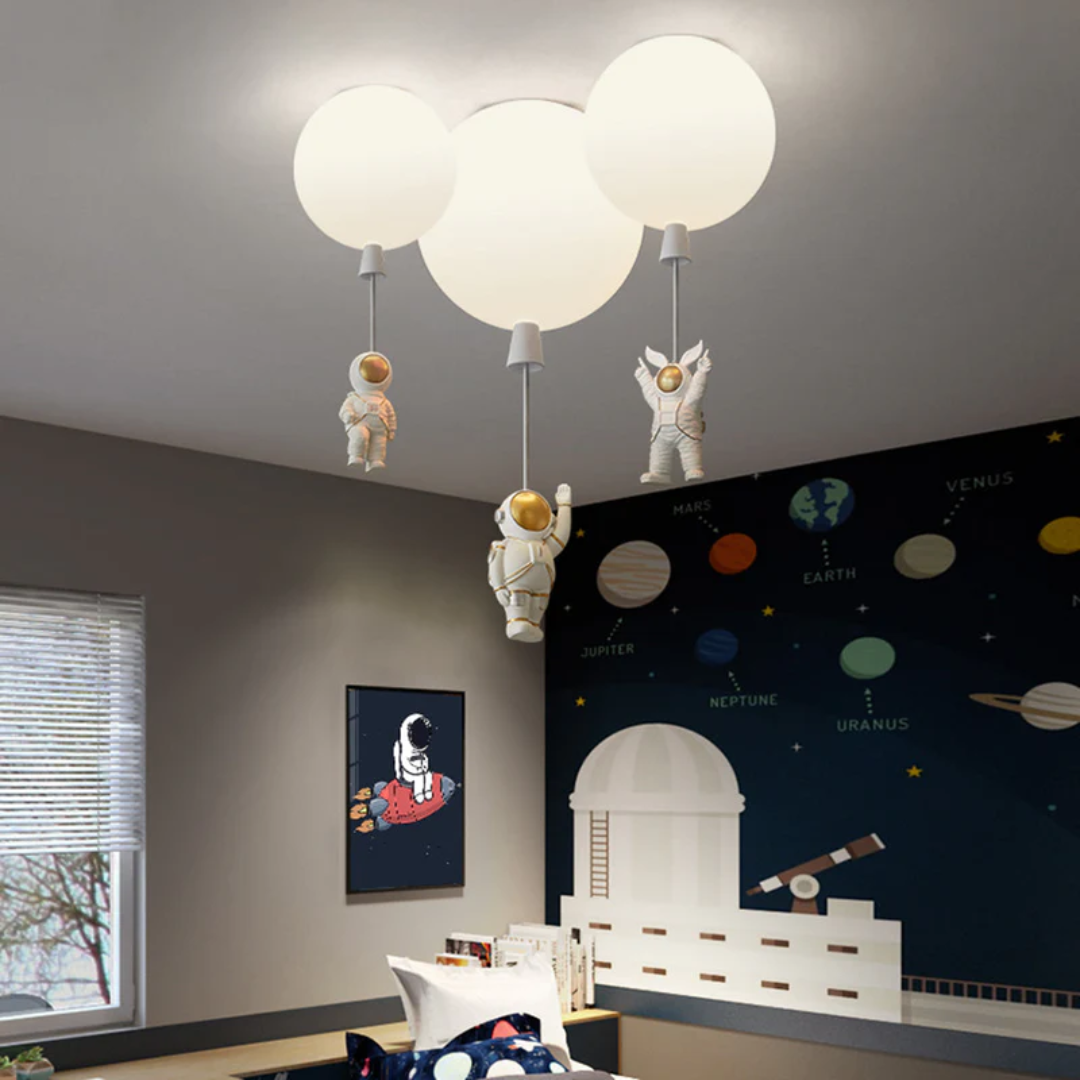 CosmoGlow - Lekfull LED Taklampa för Barnrum