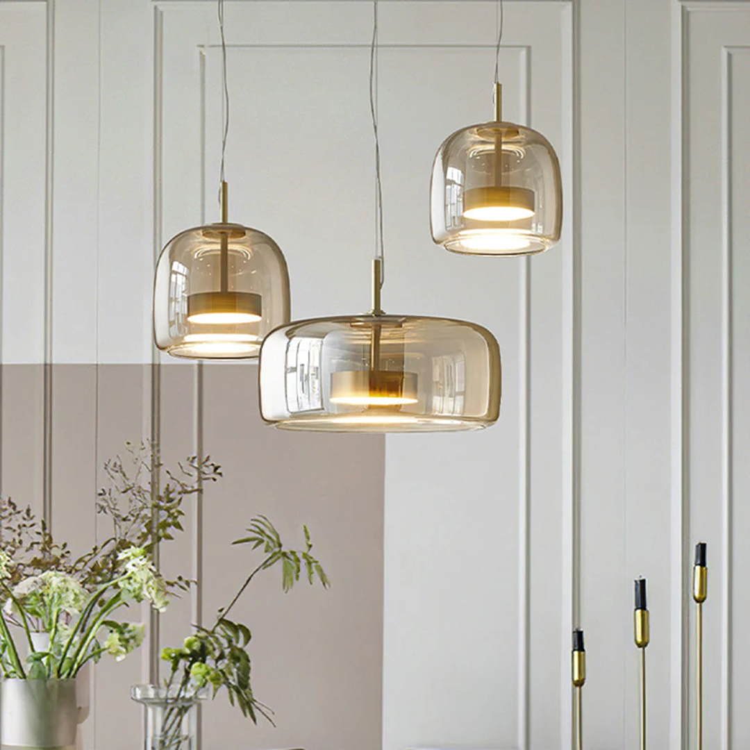 VintageGlow – Retro LED Hänglampa för Stilsäkra Interiörer