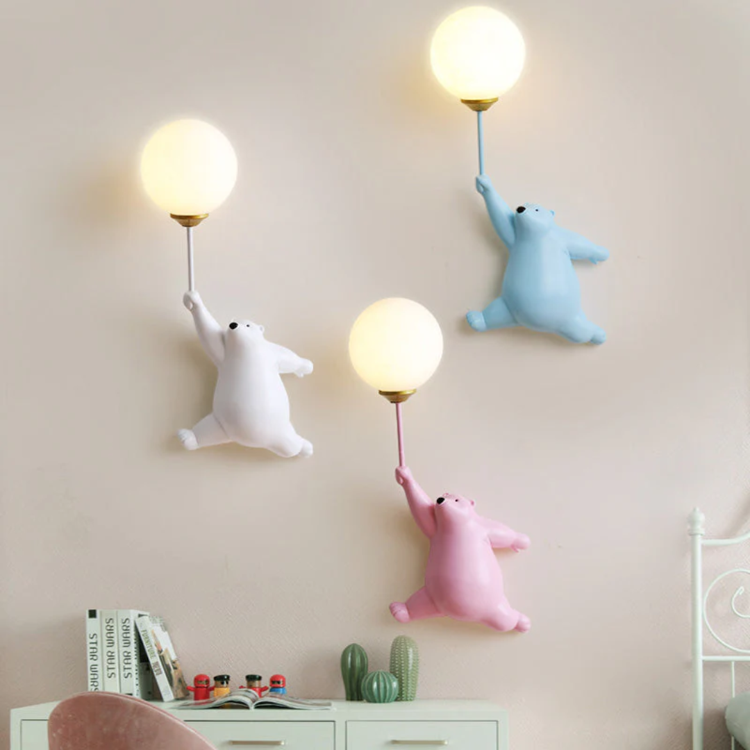 TeddyGlow - Elegant LED Vägglampa för Muren