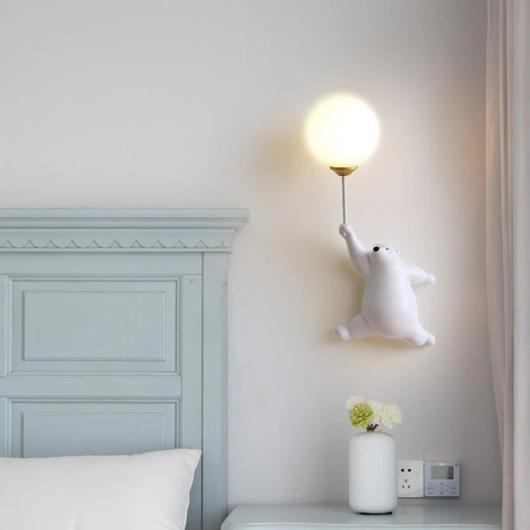TeddyGlow - Elegant LED Vägglampa för Muren