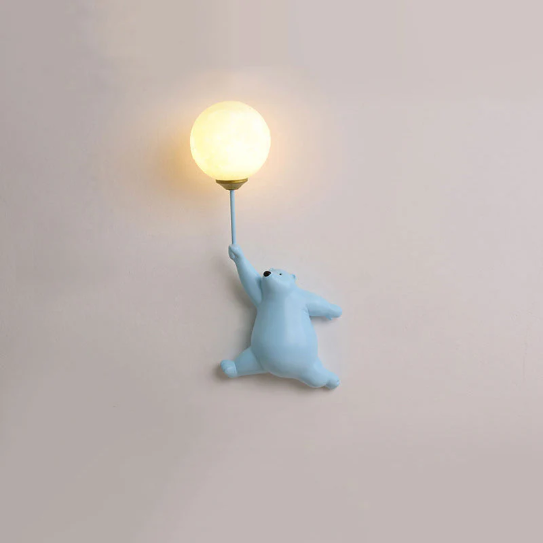 TeddyGlow - Elegant LED Vägglampa för Muren