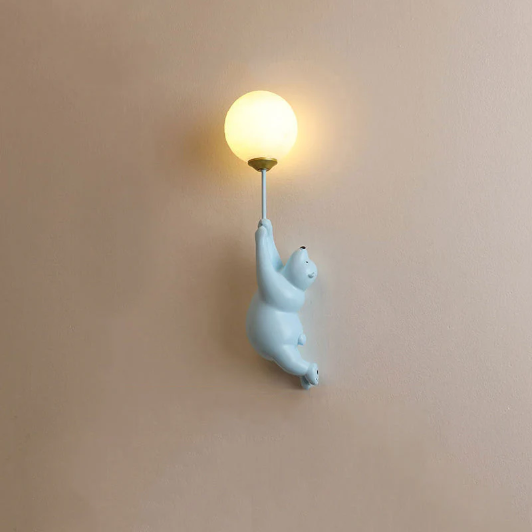 TeddyGlow - Elegant LED Vägglampa för Muren