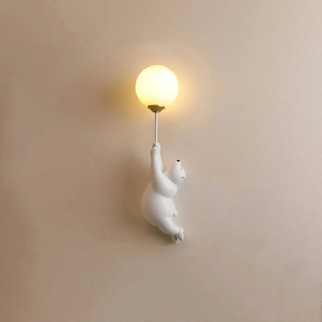 TeddyGlow - Elegant LED Vägglampa för Muren