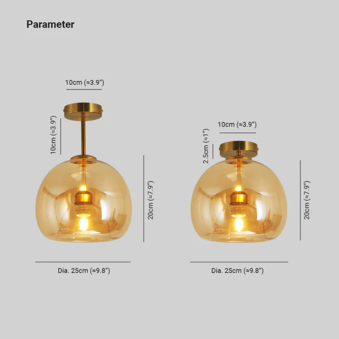 AureliaGlow – Modern LED Ceiling Lamp in Round Design