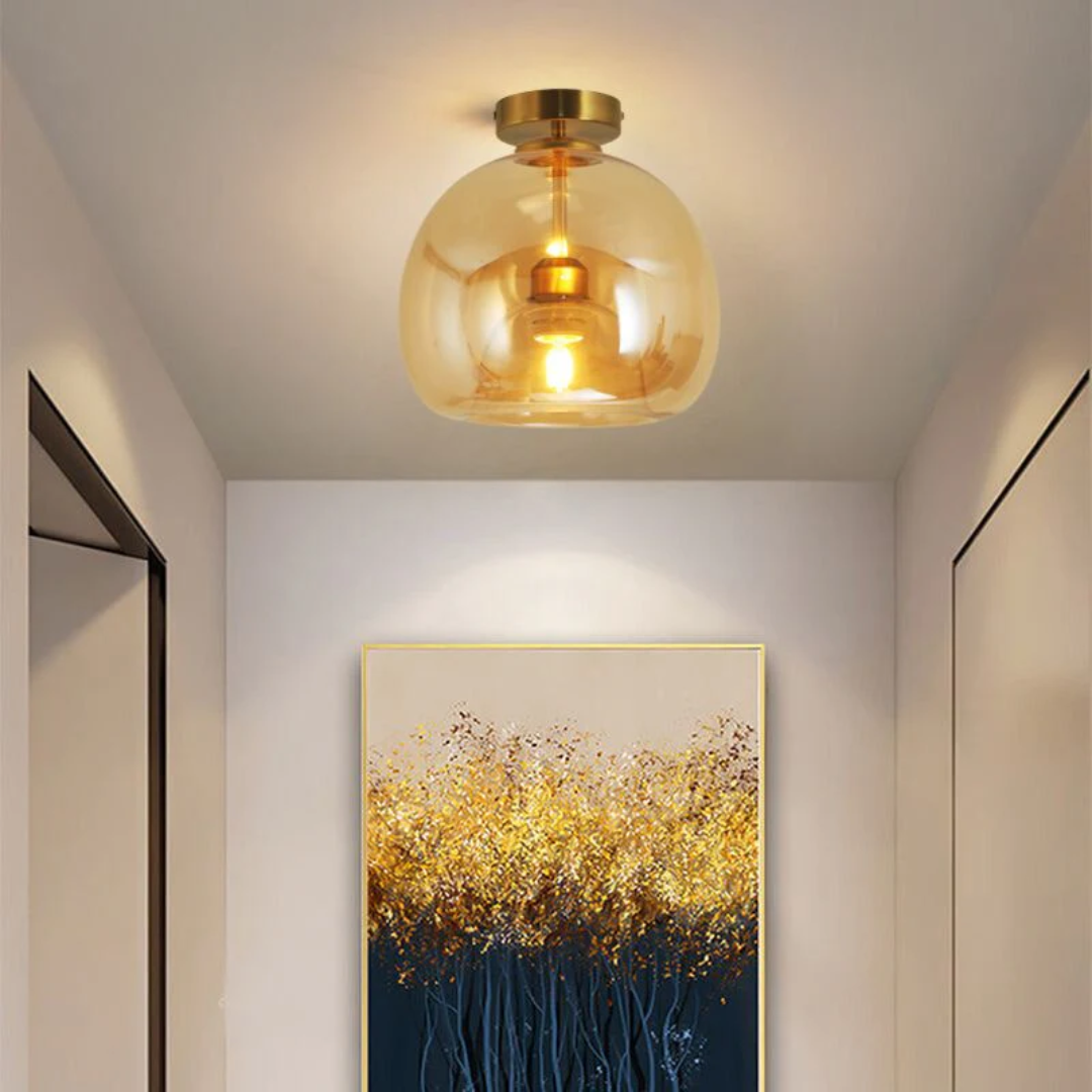 AureliaGlow – Modern LED Ceiling Lamp in Round Design