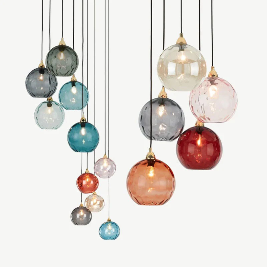 ClusterGlow - Elegant 3-Lamp Hänglampa för Stämningsbelysning