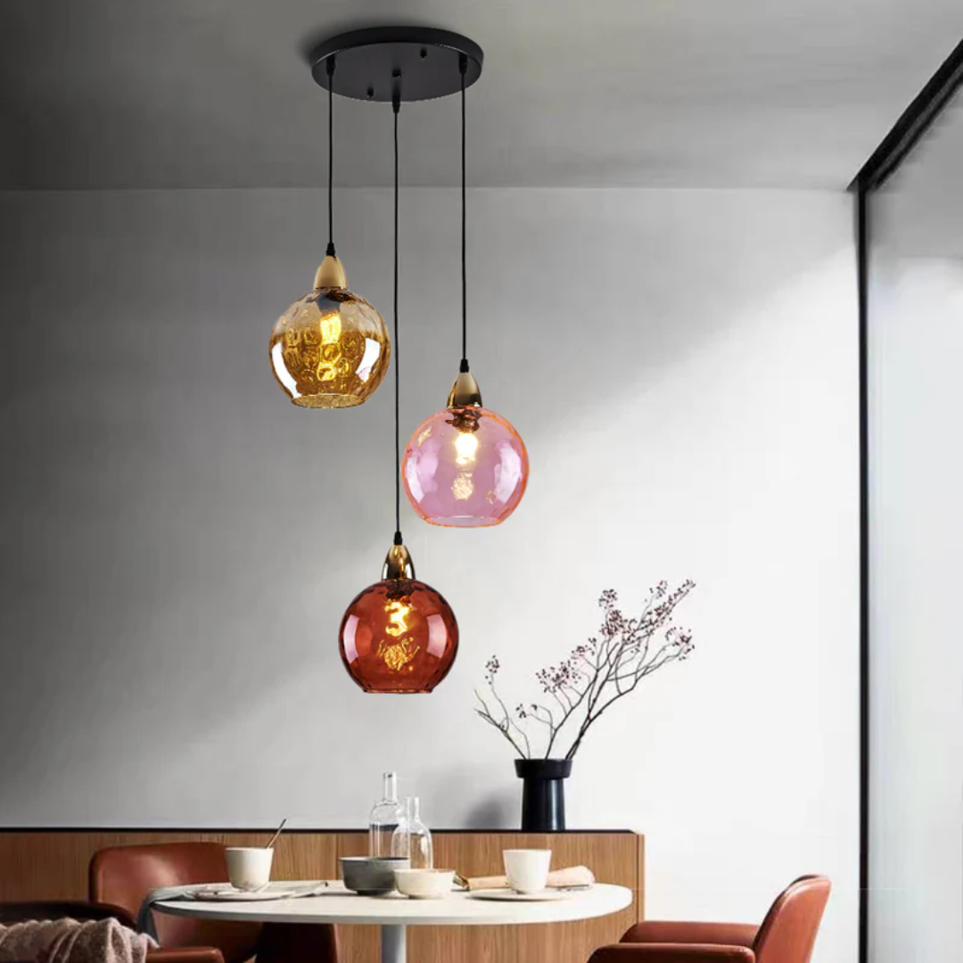ClusterGlow - Elegant 3-Lamp Hänglampa för Stämningsbelysning