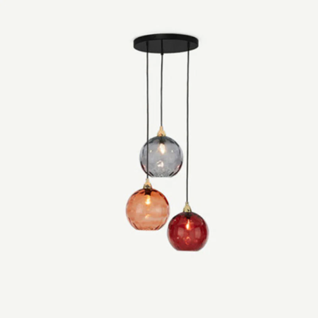 ClusterGlow - Elegant 3-Lamp Hänglampa för Stämningsbelysning