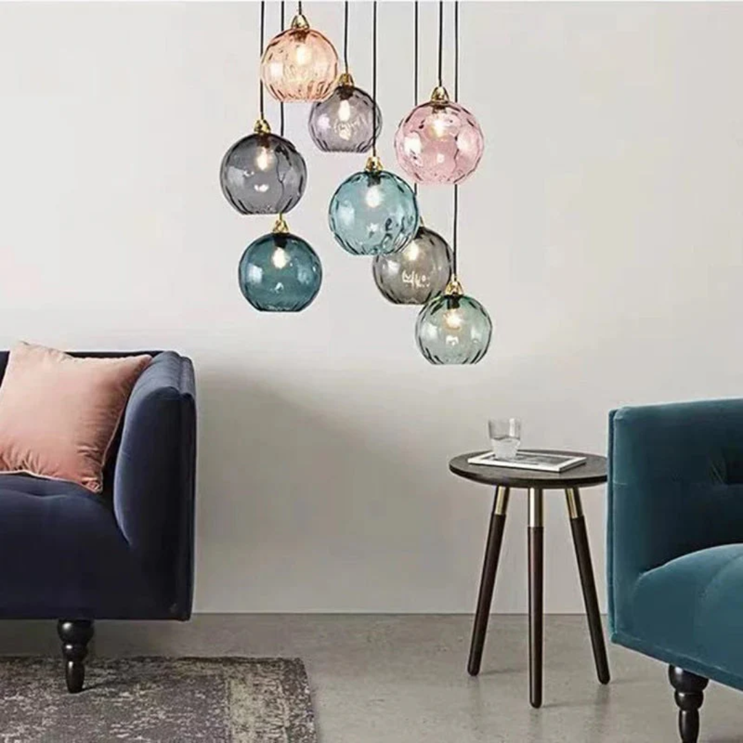 ClusterGlow - Elegant 3-Lamp Hänglampa för Stämningsbelysning