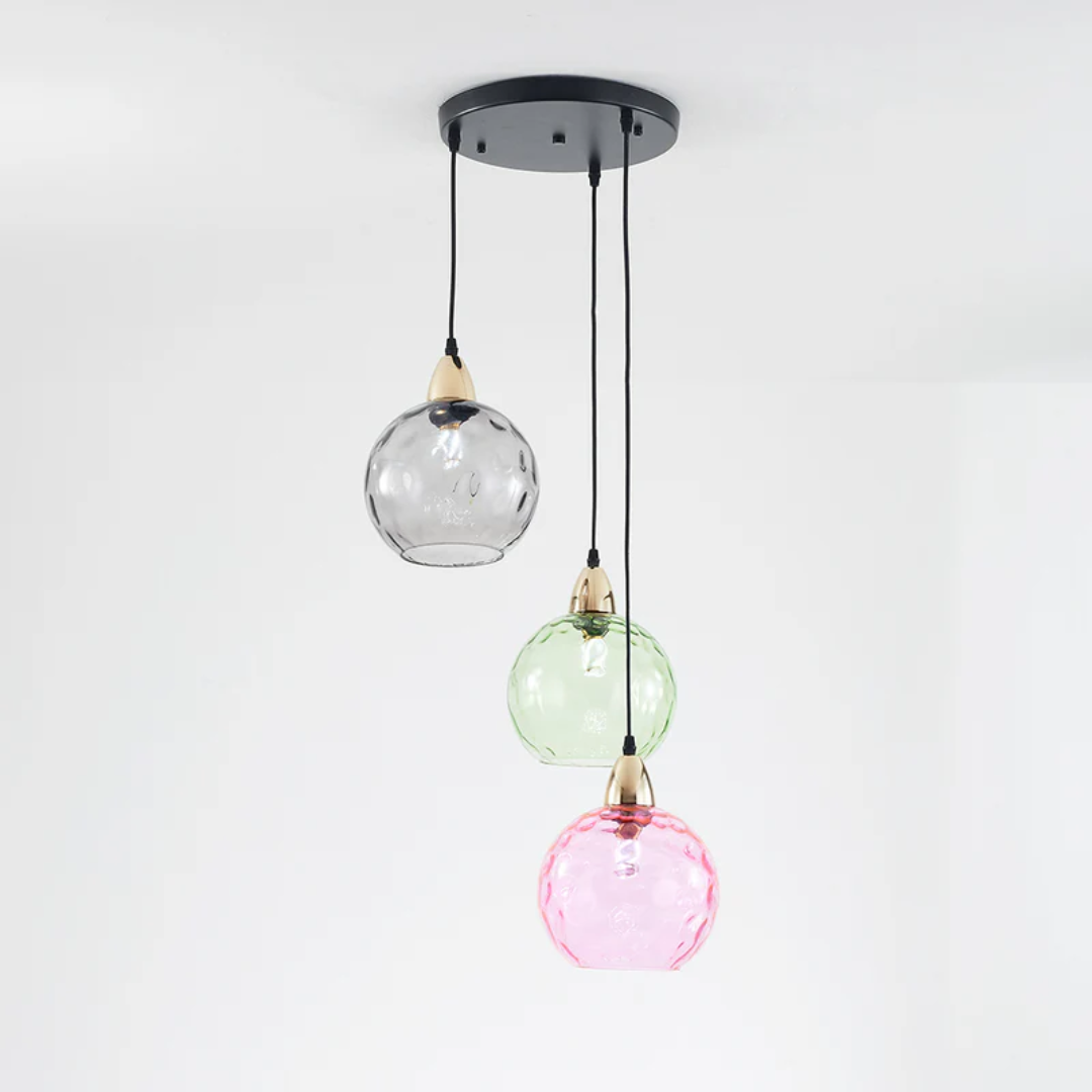 ClusterGlow - Elegant 3-Lamp Hänglampa för Stämningsbelysning
