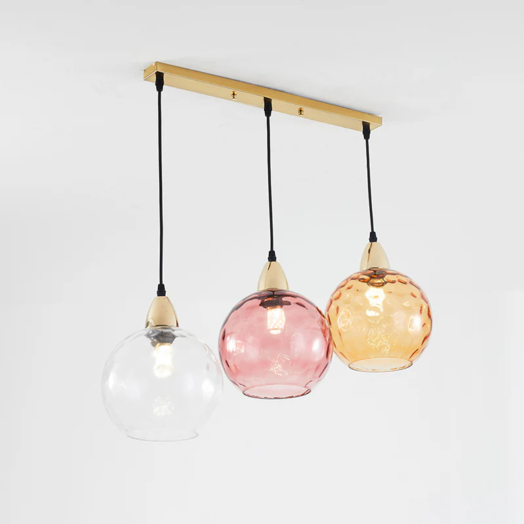 ClusterGlow - Elegant 3-Lamp Hänglampa för Stämningsbelysning