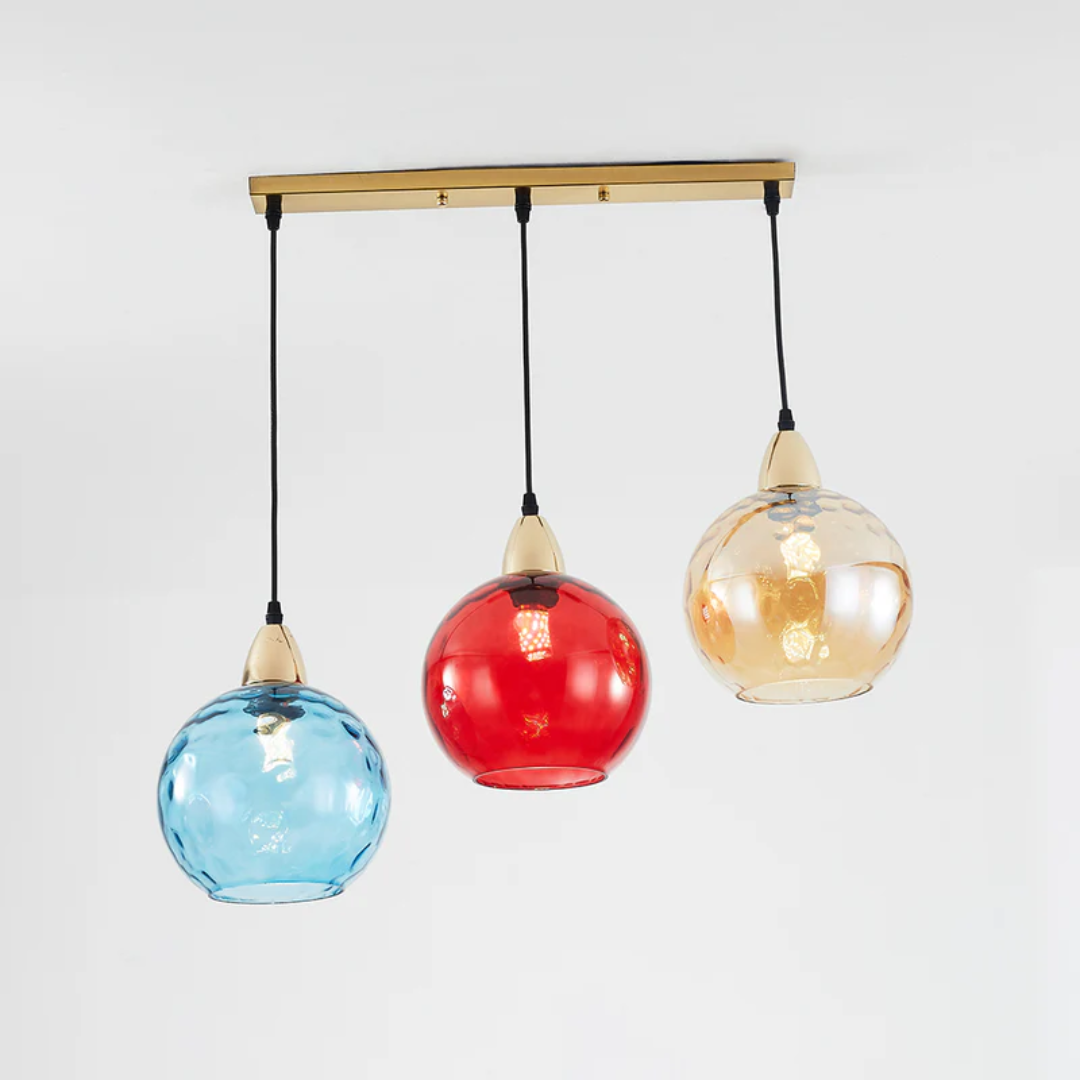 ClusterGlow - Elegant 3-Lamp Hänglampa för Stämningsbelysning