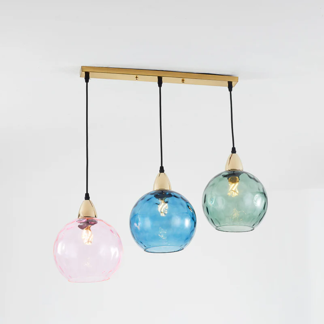 ClusterGlow - Elegant 3-Lamp Hänglampa för Stämningsbelysning