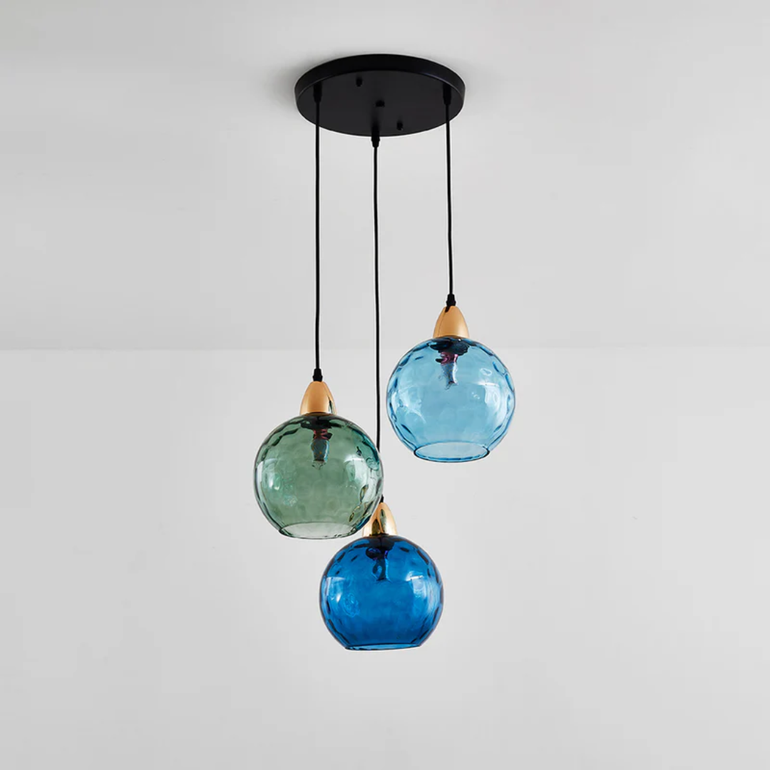 ClusterGlow - Elegant 3-Lamp Hänglampa för Stämningsbelysning
