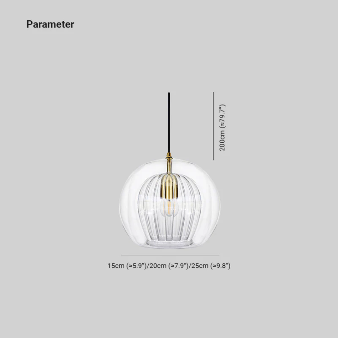 AuroraSphere - Elegant Bollarformad LED Taklampa
