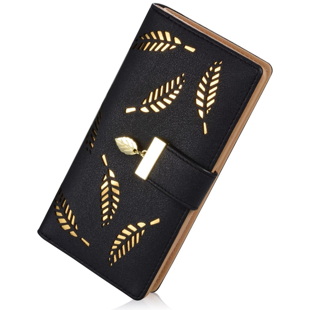 LeatherLeaf – Stylish Leather Wallet for Women