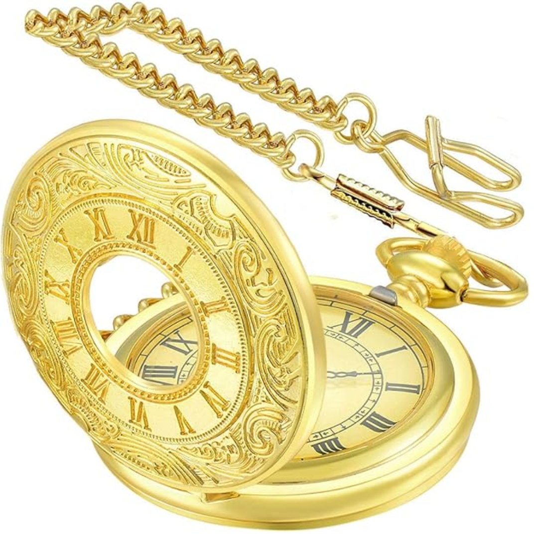 KevinWatch - Classic Retro Pocket Watch for Men