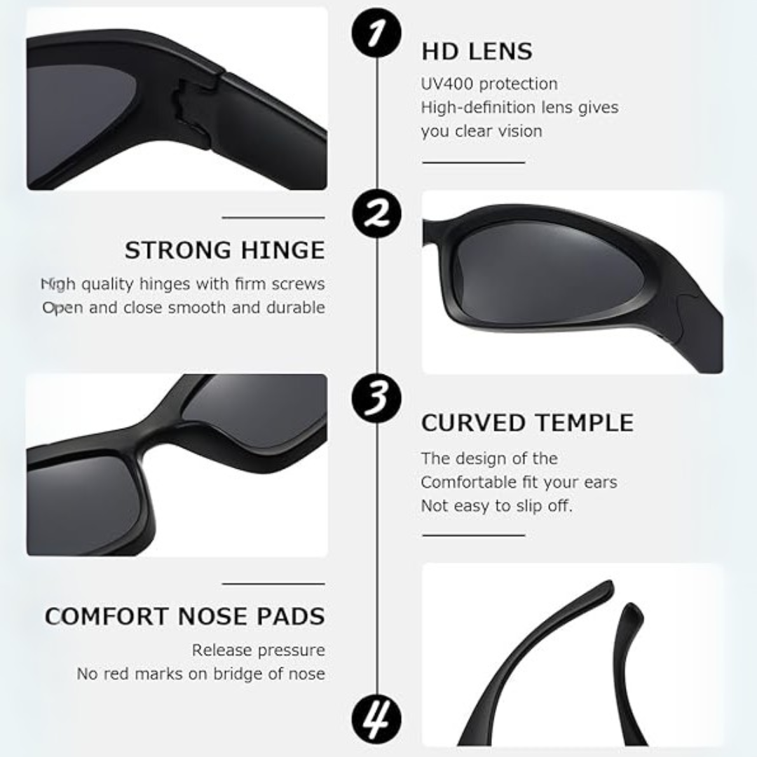 SwiftWrap - Trendy Polarized Sports Sunglasses