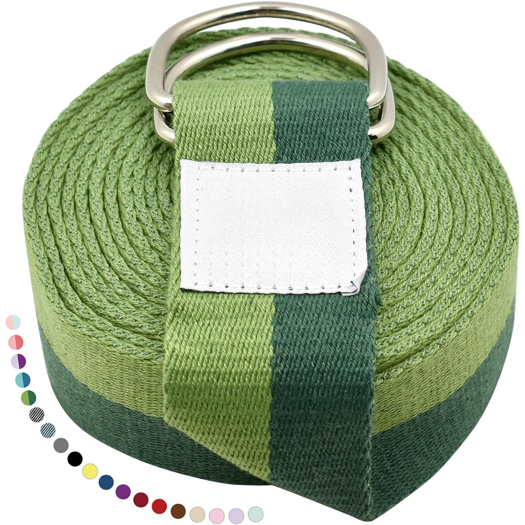 FlexFit - Adjustable Yoga Band with D-Ring
