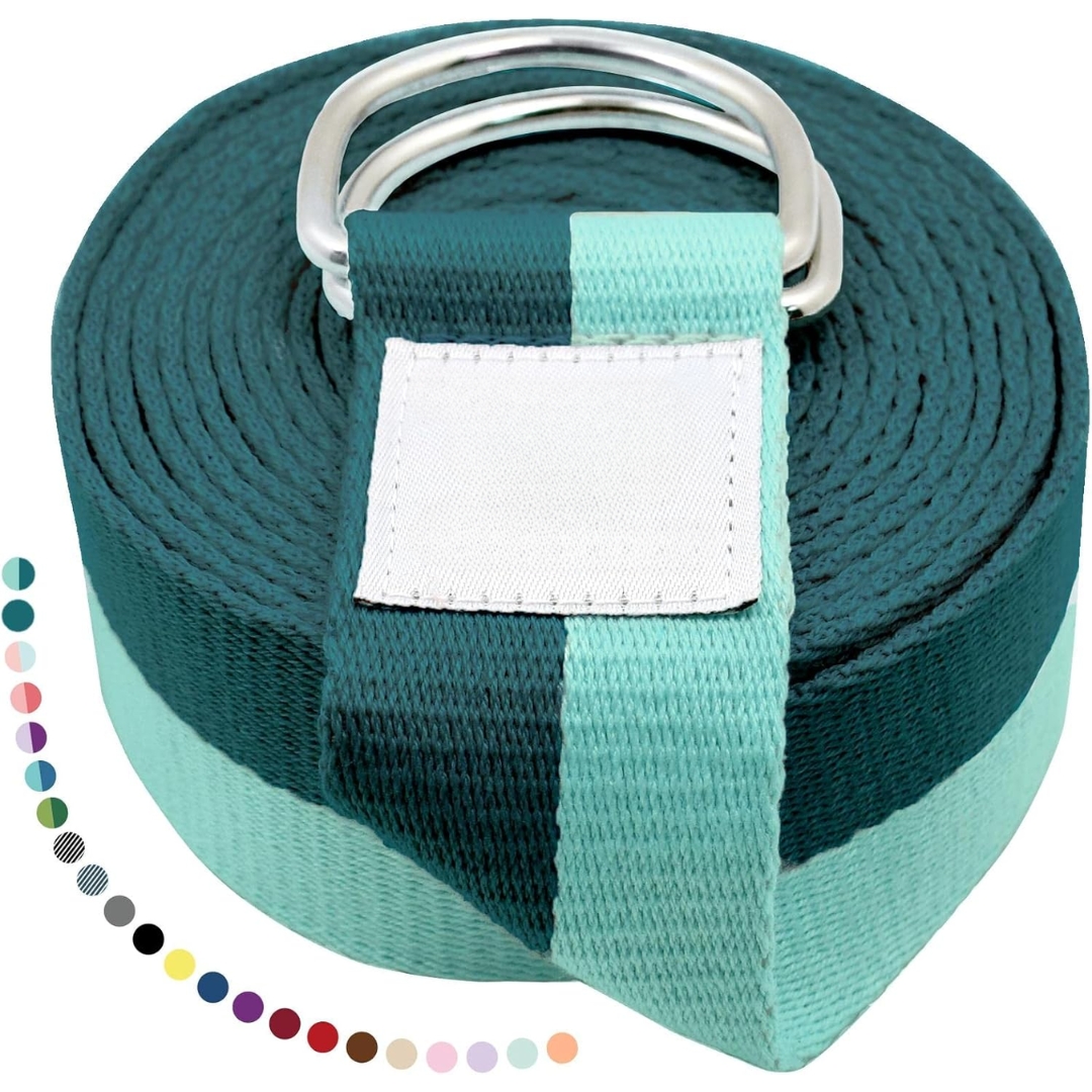 FlexFit - Adjustable Yoga Band with D-Ring