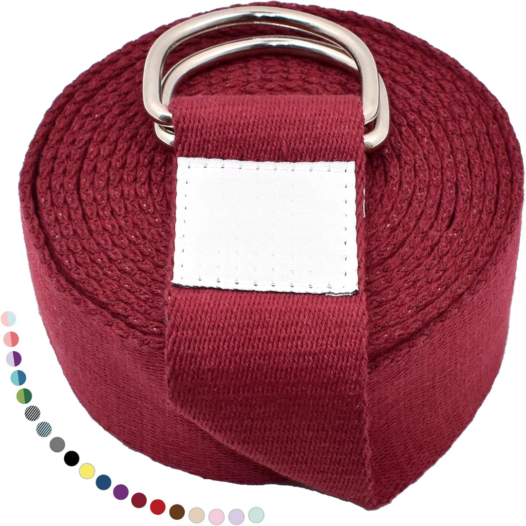 FlexFit - Adjustable Yoga Band with D-Ring