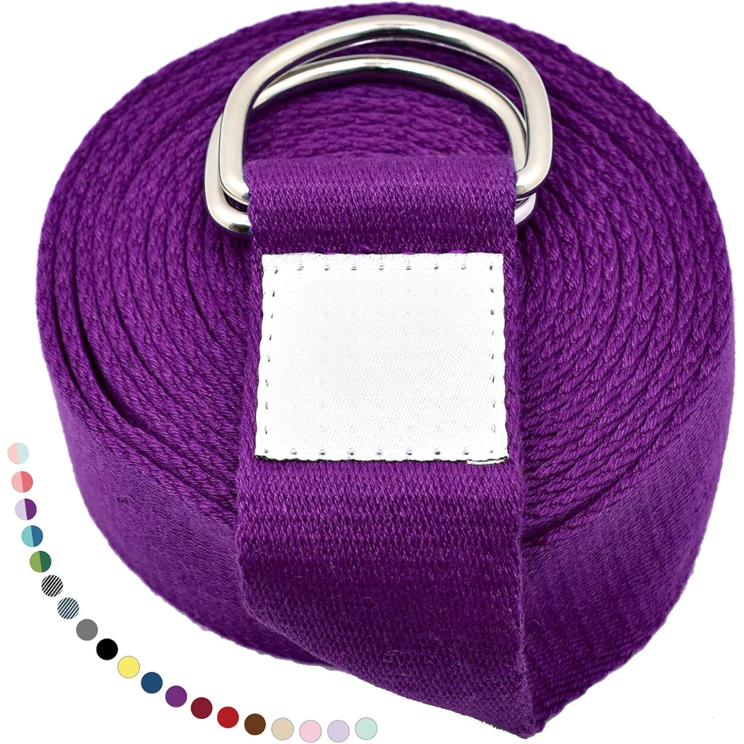 FlexFit - Adjustable Yoga Band with D-Ring
