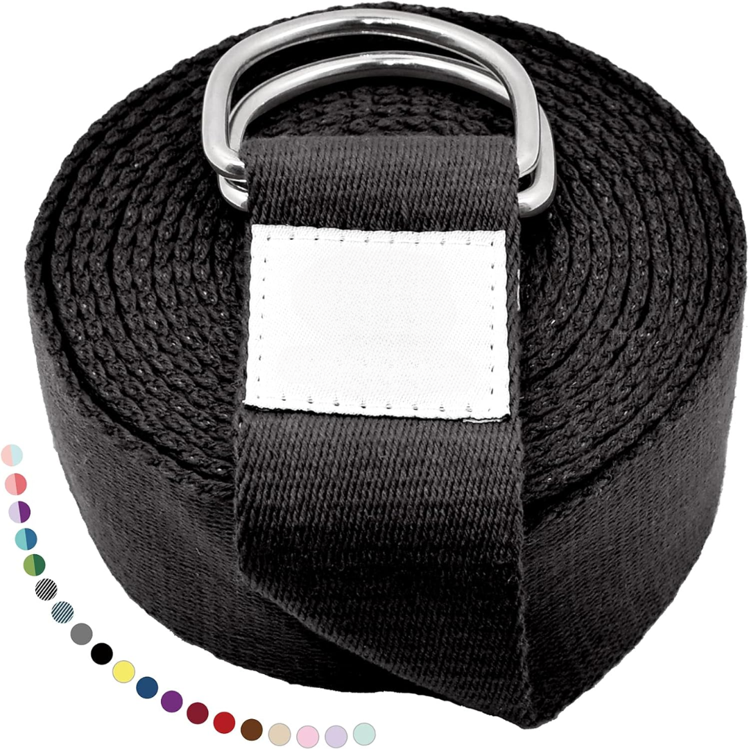 FlexFit - Adjustable Yoga Band with D-Ring