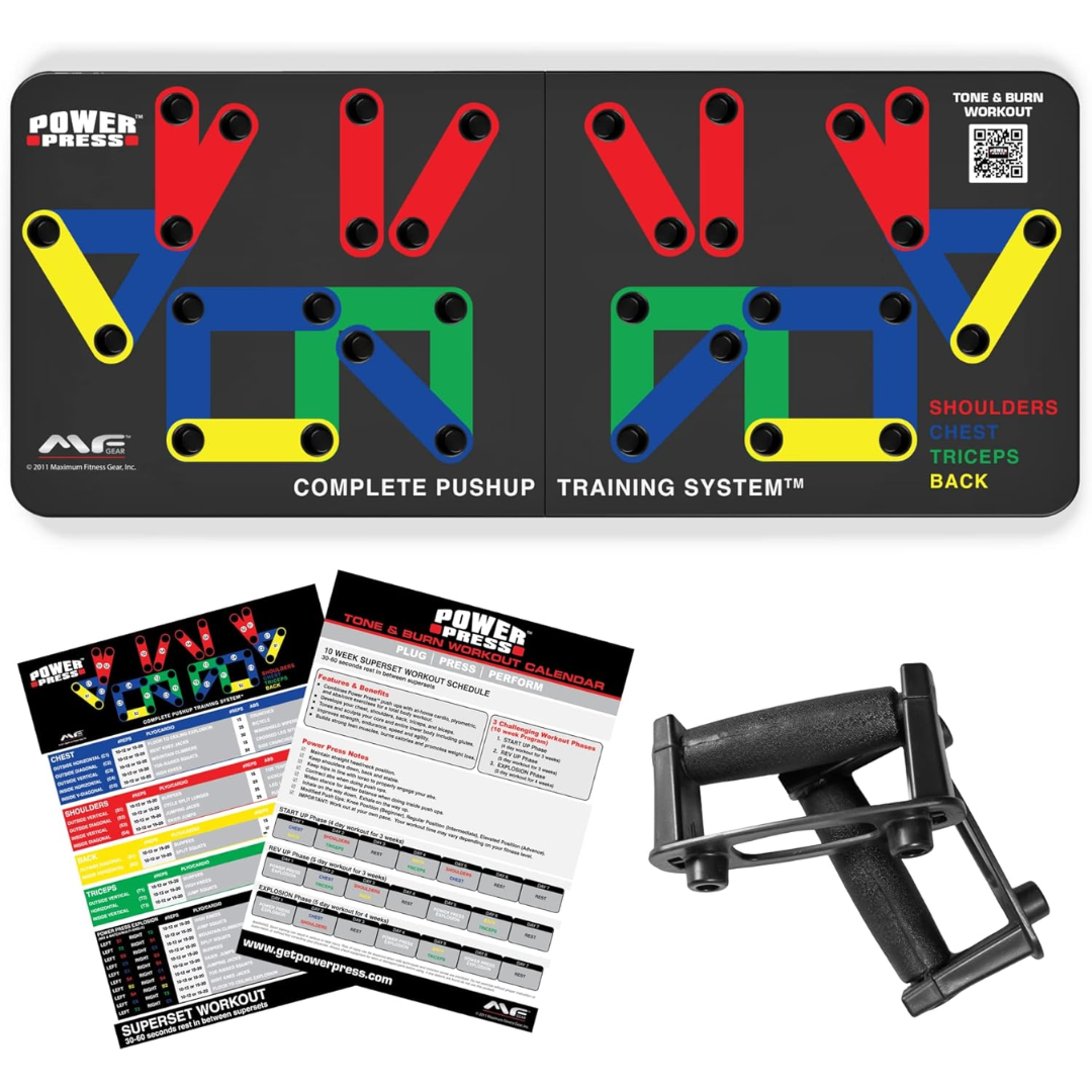 FlexiFit - Foldable Push-Up Training Table with Color Coding