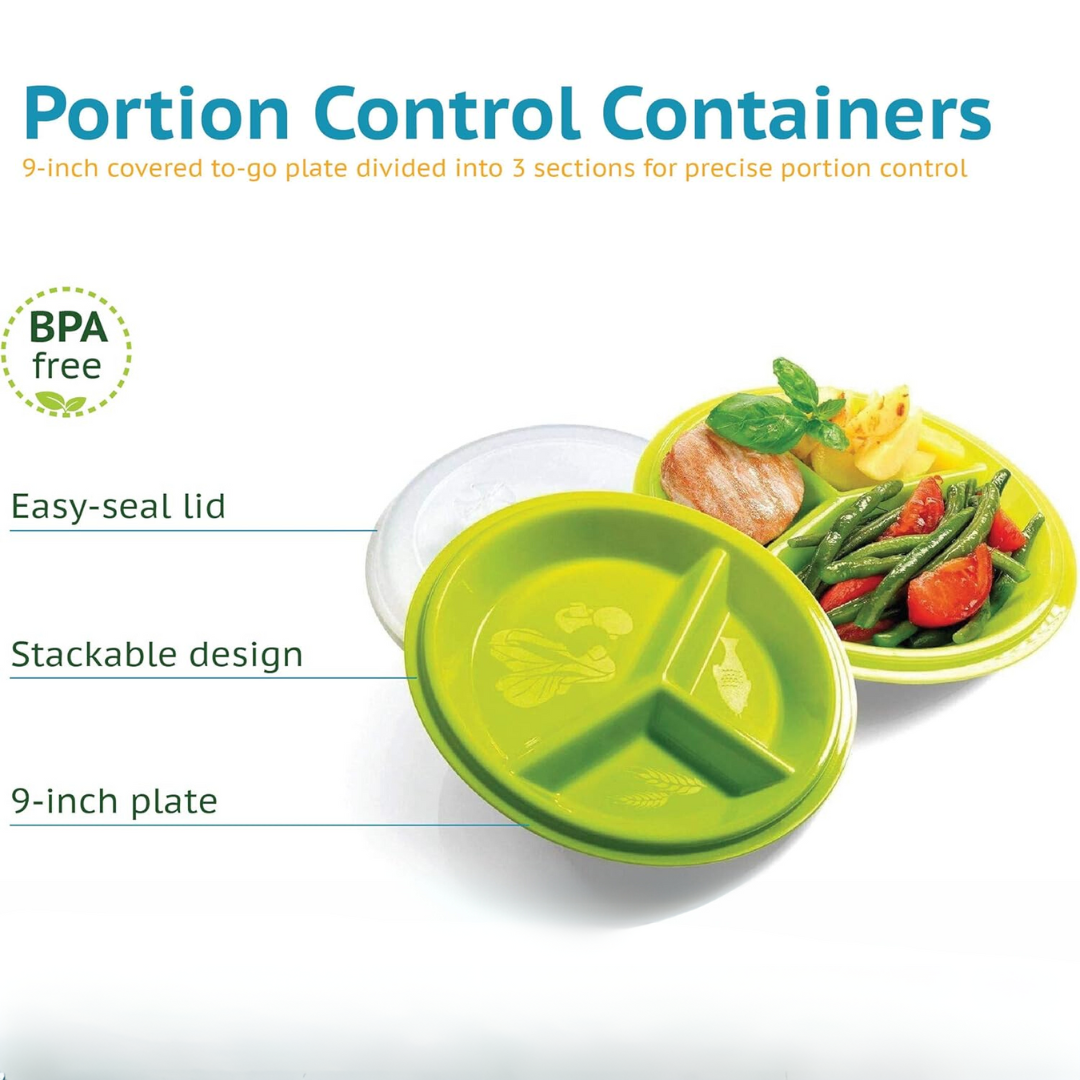 PortionMaster - Practical Travel-Friendly Portion Control Plate