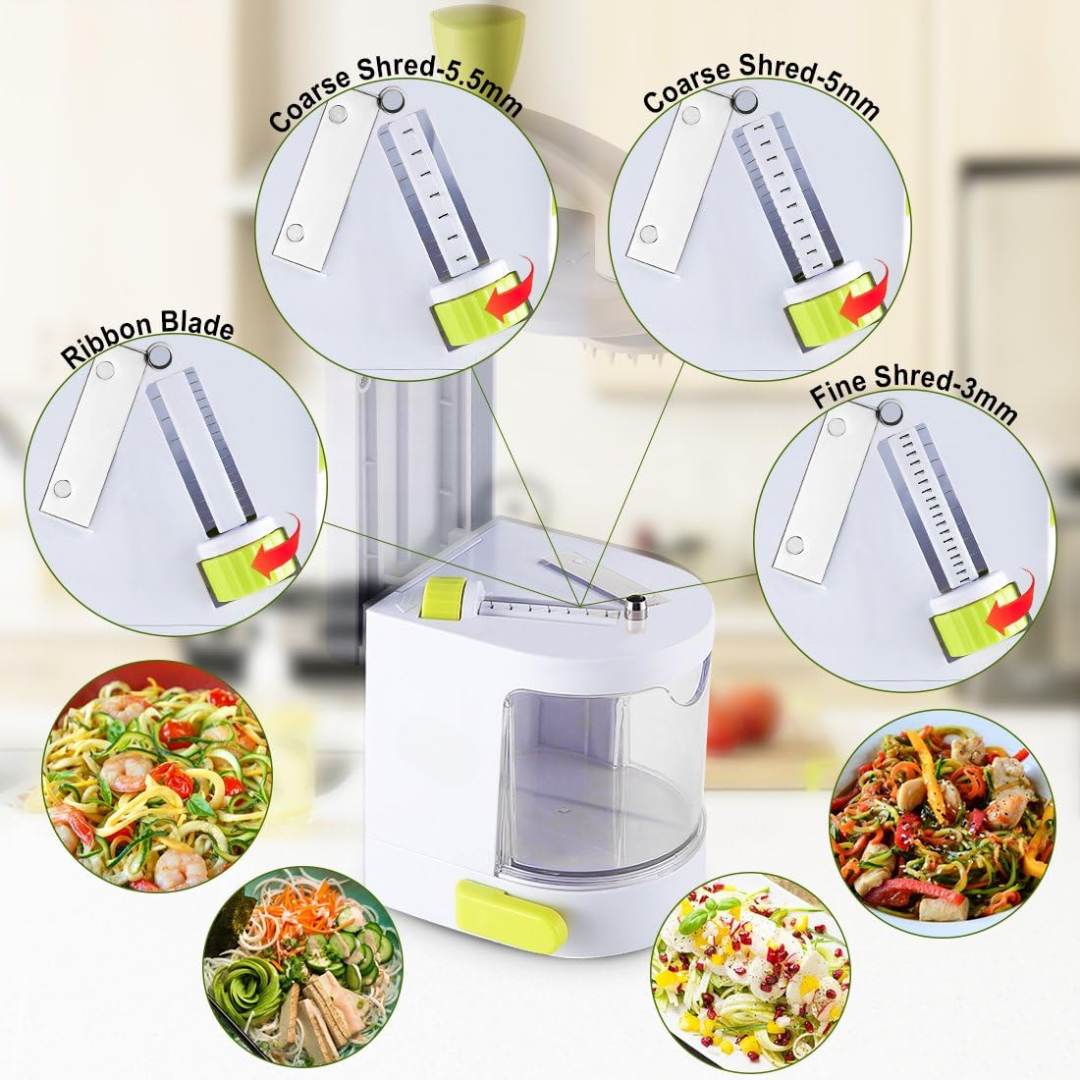 PowerSpiral - Professional Vegetable Mandoline with Suction Cup