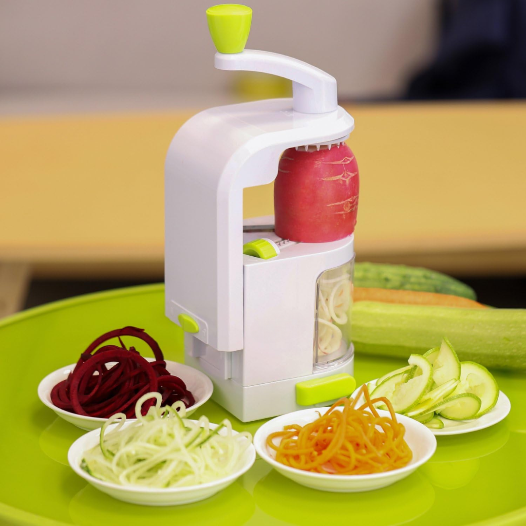 PowerSpiral - Professional Vegetable Mandoline with Suction Cup