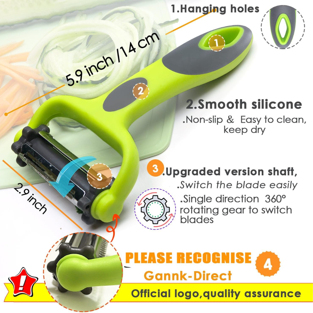 VeggieMaster - 3-in-1 Julienne Cutter for Vegetables