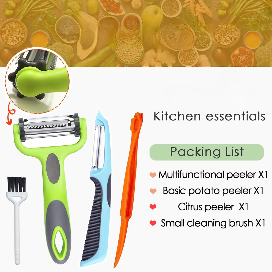 VeggieMaster - 3-in-1 Julienne Cutter for Vegetables