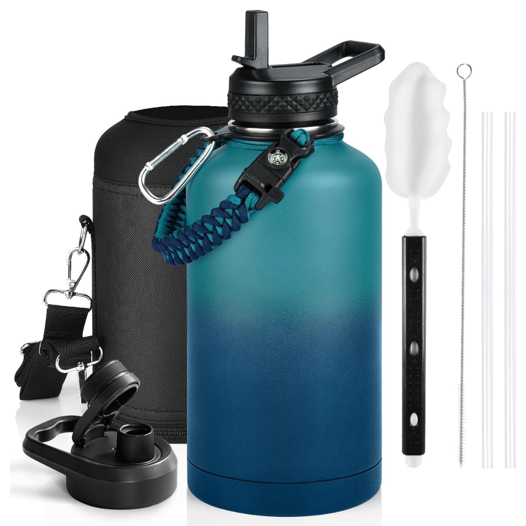 HydraPure – Sustainable Water Bottle with Paracord Handle