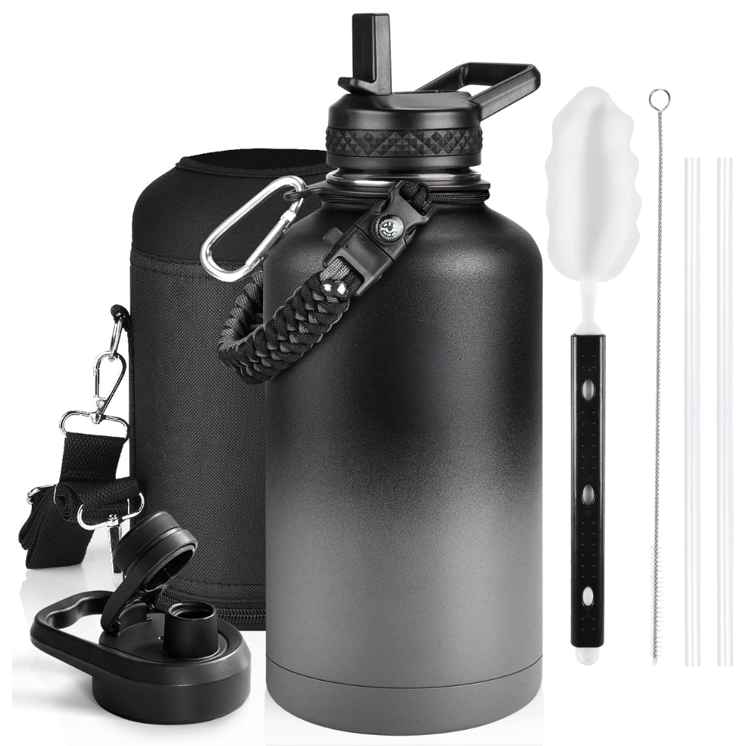 HydraPure – Sustainable Water Bottle with Paracord Handle