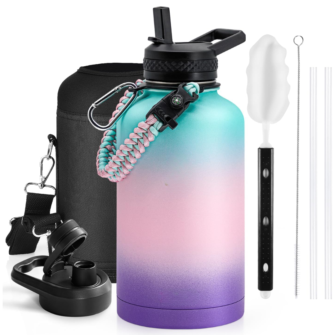 HydraPure – Sustainable Water Bottle with Paracord Handle
