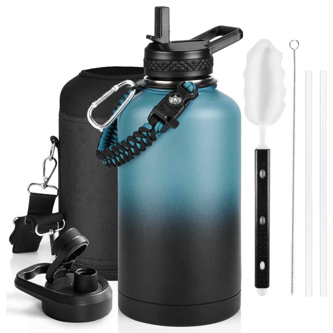 HydraPure – Sustainable Water Bottle with Paracord Handle
