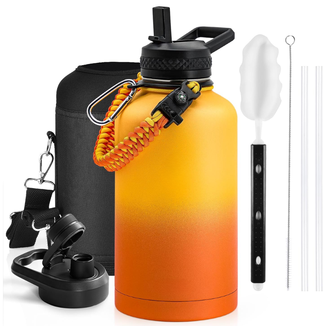HydraPure – Sustainable Water Bottle with Paracord Handle
