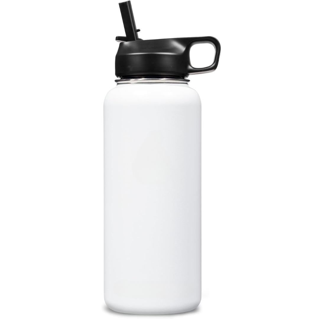 HydroElite – RVS Bottle with Straw for Beverages