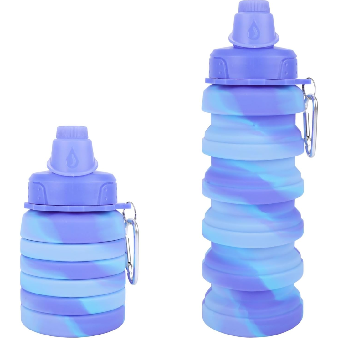 FlexiHydrate - Compact Collapsible Water Bottle for Travel