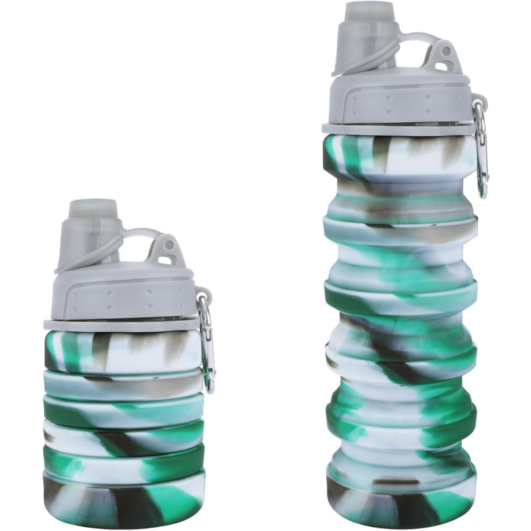 FlexiHydrate - Compact Collapsible Water Bottle for Travel