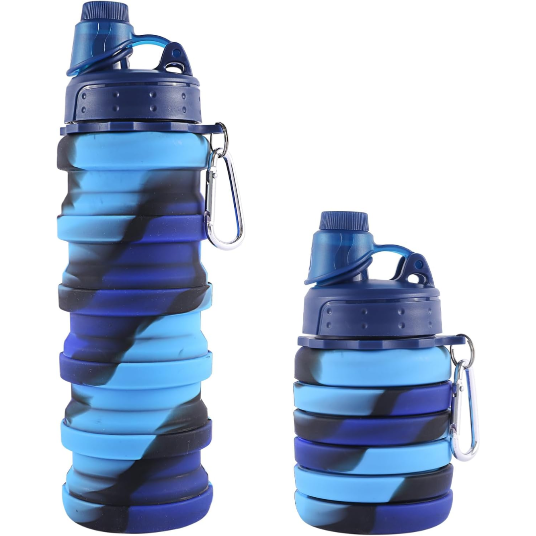 FlexiHydrate - Compact Collapsible Water Bottle for Travel