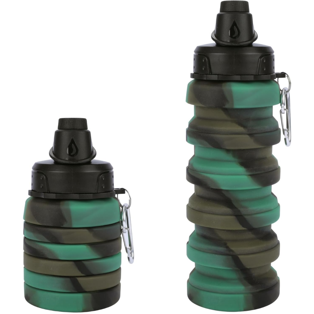 FlexiHydrate - Compact Collapsible Water Bottle for Travel