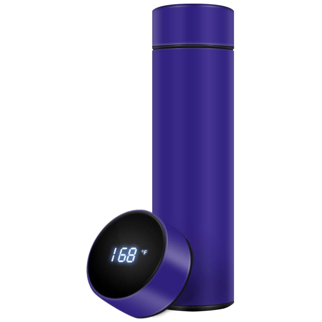 ThermoGlow - Slim Insulated Bottle with LED Display