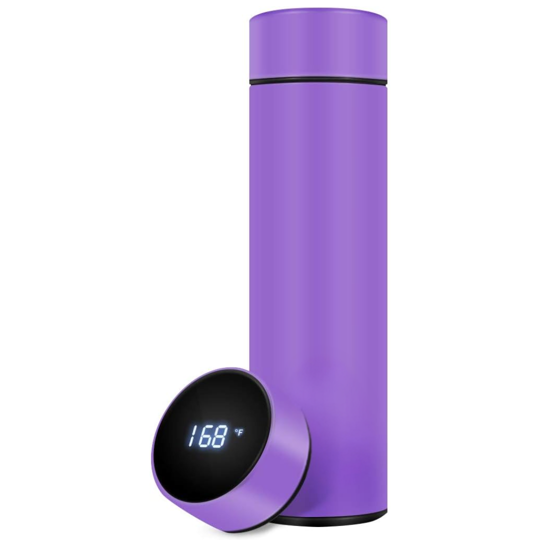 ThermoGlow - Slim Insulated Bottle with LED Display