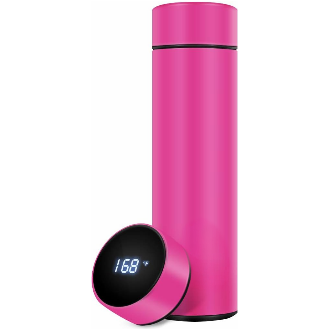 ThermoGlow - Slim Insulated Bottle with LED Display