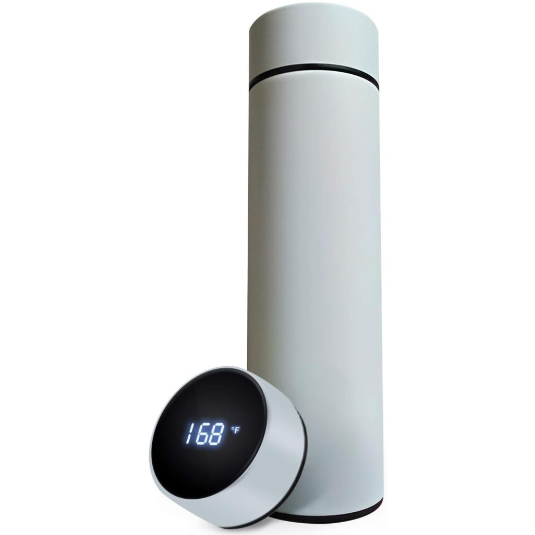 ThermoGlow - Slim Insulated Bottle with LED Display