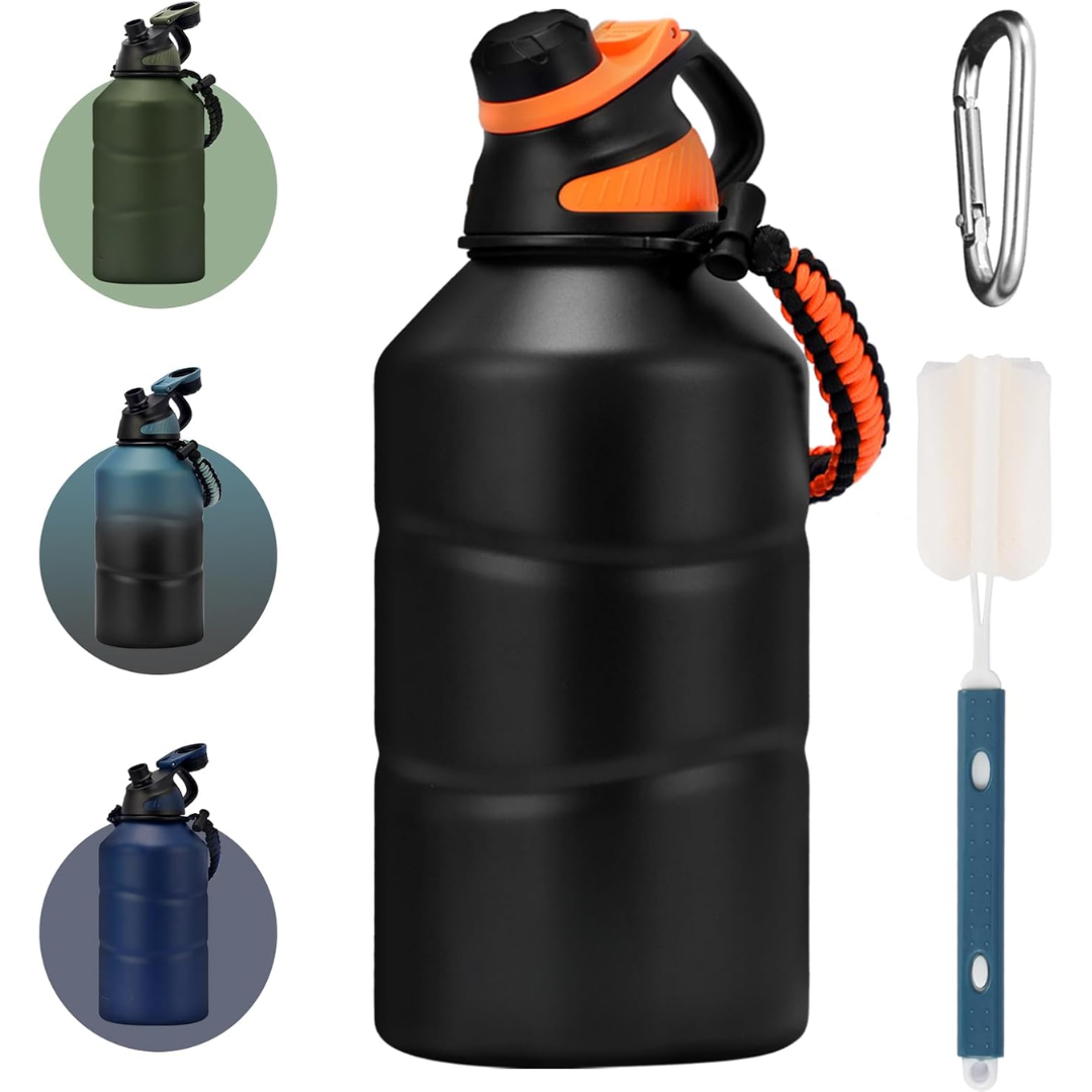 HydroGuard - Insulated Water Bottle 1.9L with Magnetic Lid