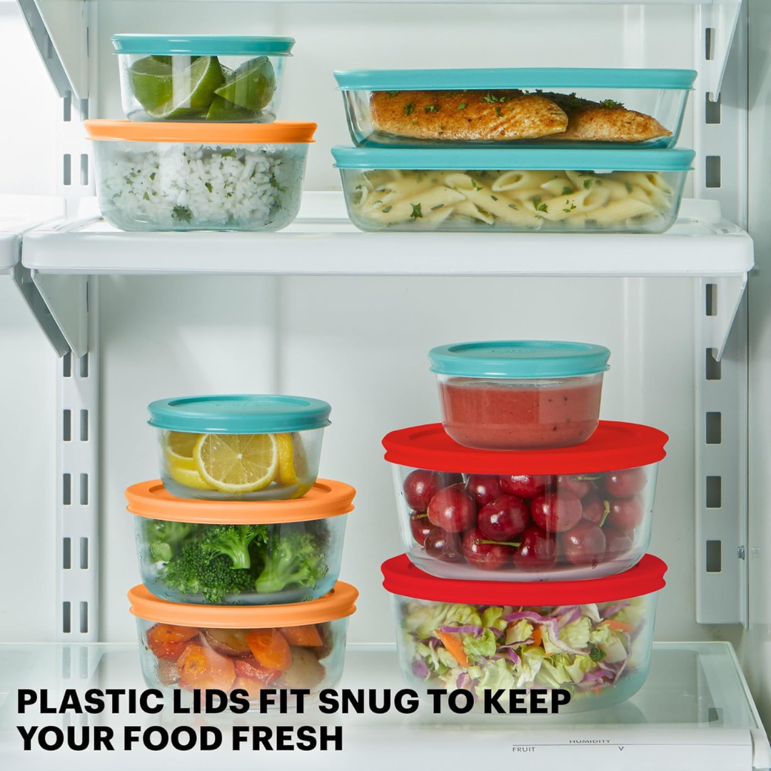 GlassKeeper - 12-piece Set of Storage Jars