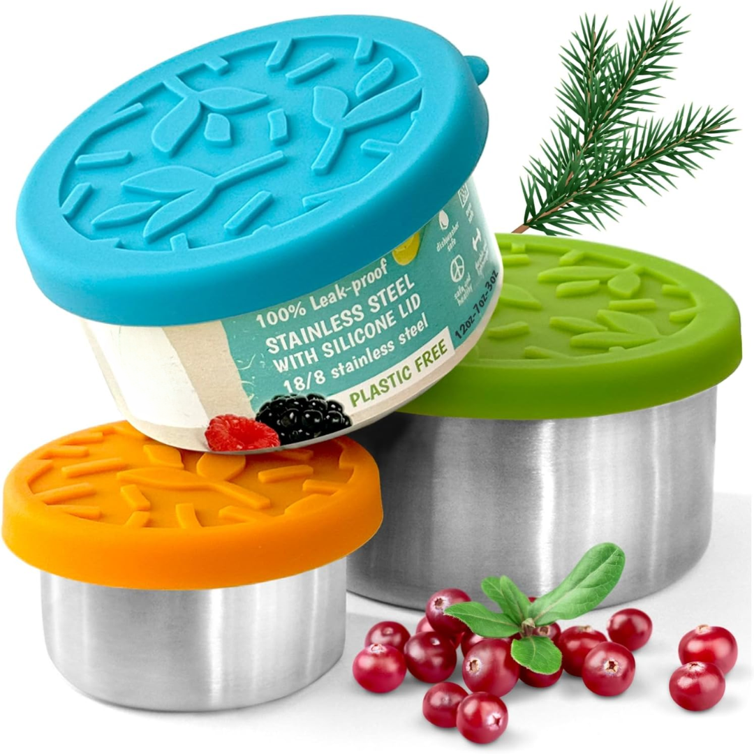 FreshBox Set – RVS Lunch Boxes with Lid